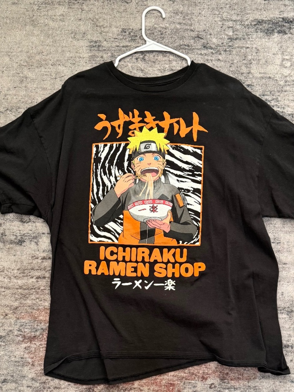 Naruto Ichiraku Ramen Shop Black Graphic T-Shirt